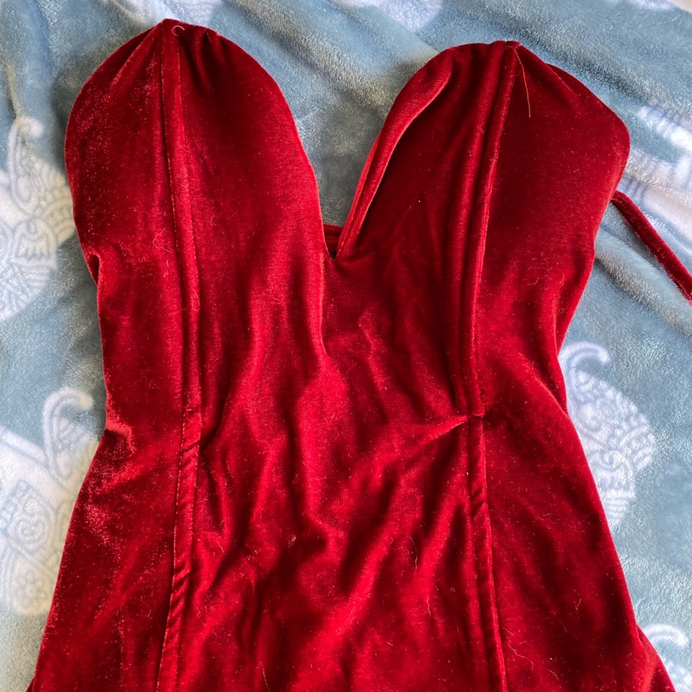 (On hold) Red Velvet Corset